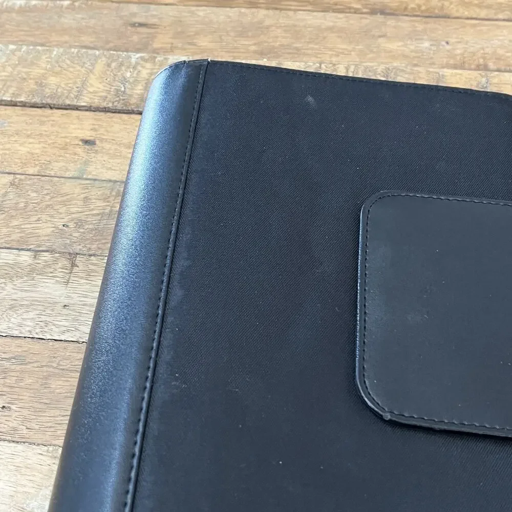 Franklin Covey 365 Planner Black Leather Canvas Magnet Closure